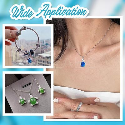 32Pcs 8 Colors Alloy Pendants FIND-PH0021-93-1