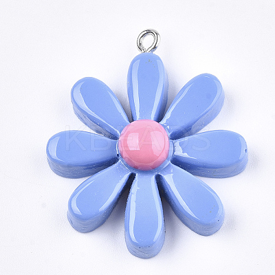 Resin Pendants CRES-T010-87B-1