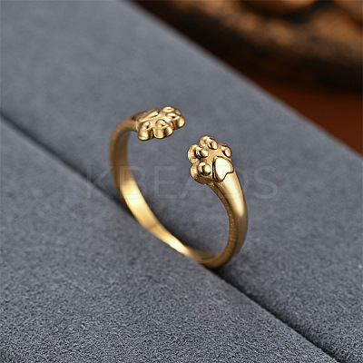 Fashionable 201 Stainless Steel Cuff Rings FS-WG0D738-02-1