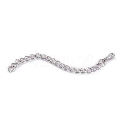 Tarnish Resistant 304 Stainless Steel Chain Extender X-STAS-D037-1