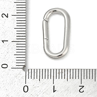 Brass Spring Gate Rings KK-S527-01P-B-1