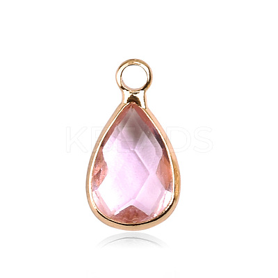 Faceted Glass Pendants LS-FIND-WH0097-40J-G-1