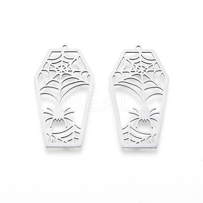 Non-Tarnish Halloween 201 Stainless Steel Pendants STAS-N090-LA979-1-1