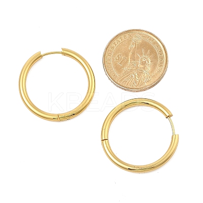PVD Vacuum Plating 304 Stainless Steel Huggie Hoop Earrings for Women EJEW-F280-07H-G-1