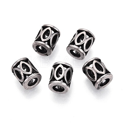 304 Stainless Steel European Style Large Hole Beads STAS-T072-113AS-1