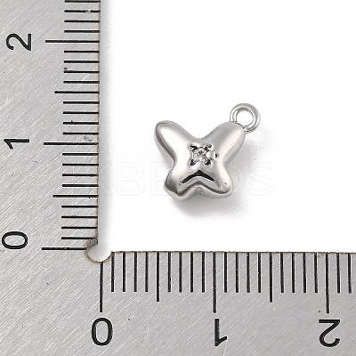 Brass Micro Pave Cubic Zirconia Pendants LS-KK-D283-17P-1
