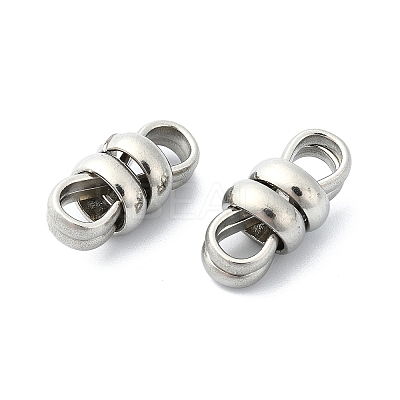 Non-Tarnish 304 Stainless Steel Connector Charms STAS-Z066-07P-1