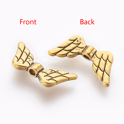 Tibetan Style Alloy Beads TIBEB-1127-AG-LF-1