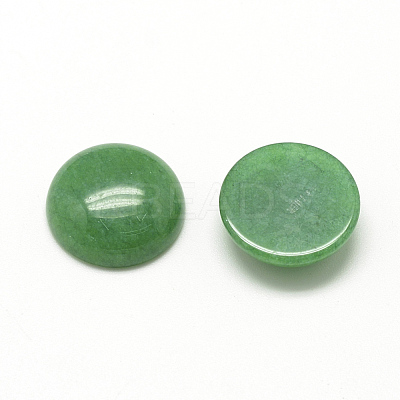 Natural White Jade Cabochons G-R416-8mm-08-1