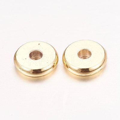 Real 18K Gold Plated Brass Spacer Beads LS-X-KK-E702-20G-NF-1