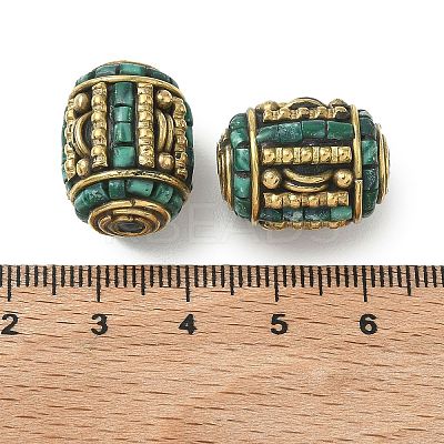 Handmade Tibetan Style Beads KK-Z157-08AG-02-1