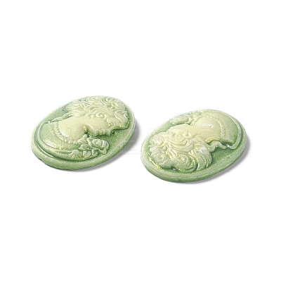 Cameos Opaque Resin Cabochons RESI-C016-01B-1