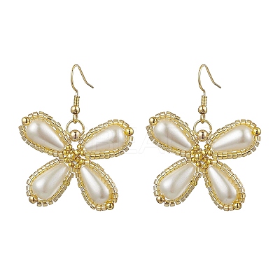 304 Stainless Steel Dangle Earrings EJEW-MZ00377-1