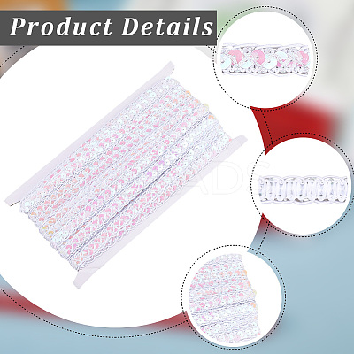 Metallic Braided Lace Trim OCOR-WH20020-24B-1