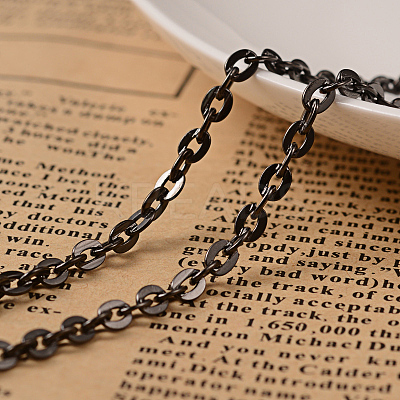 PVD Vacuum Plating 304 Stainless Steel Cable Chains CHS-E018-11B-1