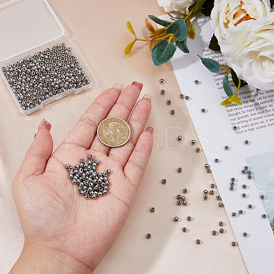 500Pcs 304 Stainless Steel Spacer Beads STAS-DC0015-68-1