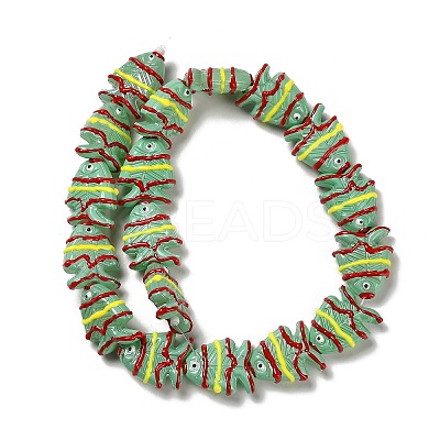Baking Paint Glass Beads LAMP-I032-01F-1