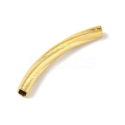 304 Stainless Steel Curved Tube Beads STAS-M071-03D-G-1