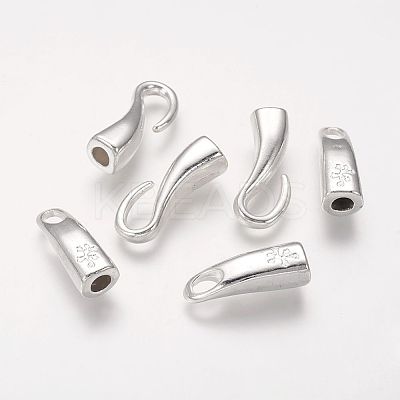 Alloy Hook and Eye Clasps LS-KK-H088-S-1