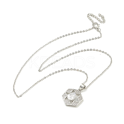 304 Stainless Steel Cable Chain Necklaces NJEW-H040-09P-1