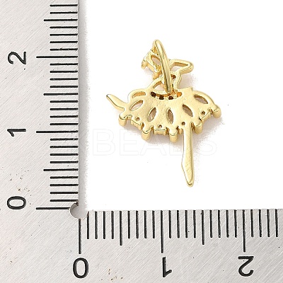 Brass Cubic Zirconia Pendants LS-KK-M278-12G-1