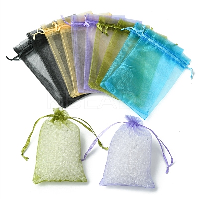 Organza Bags Jewellery Storage Pouches Wedding Favour Party Mesh Drawstring Gift OP-FS0001-04A-1