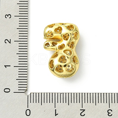 Rack Plating Brass Cubic Zirconia Pendants KK-S378-02G-F-1