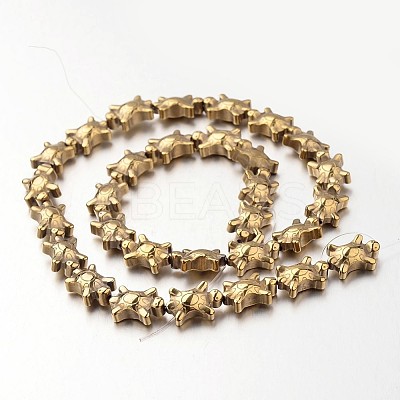 Electroplate Non-magnetic Synthetic Hematite Bead Strands G-F300-52A-03-1