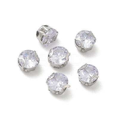 Round Stainless Steel Prong Settings STAS-M104-01C-1