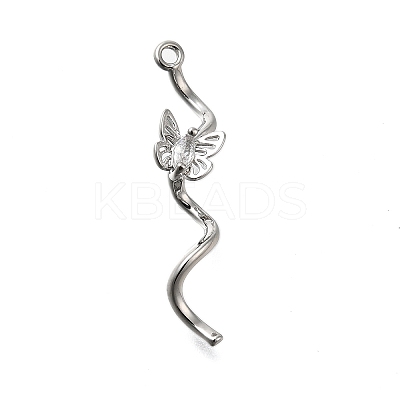 Brass Pave Cubic Zirconia Pendants KK-Q048-10P-1