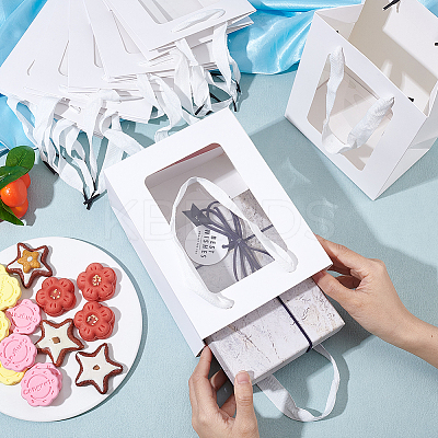 Rectangle Paper Gift Bags ABAG-WH0048-09A-1