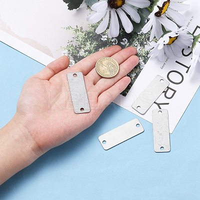 20Pcs 304 Stainless Steel Links Connectors AJEW-AR0001-12-1