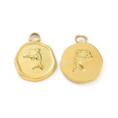 Ion Plating(IP) 304 Stainless Steel Pendants STAS-C003-04G-1