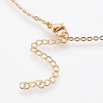 304 Stainless Steel Pendant Necklaces NJEW-P134-07-1