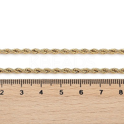 304 Stainless Steel Rope Chain Necklaces NJEW-F226-03G-04-1