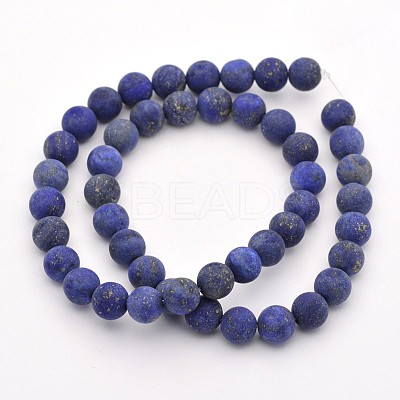 Natural Lapis Lazuli Round Beads Strands LS-G-D660-6mm-1