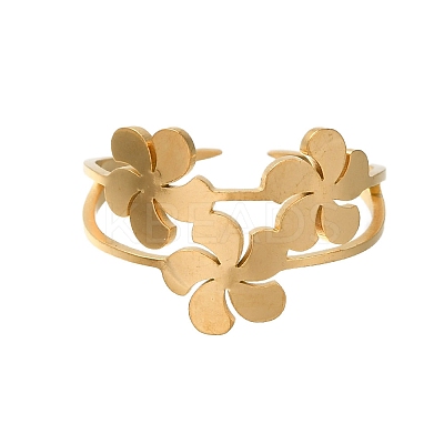 304 Stainless Steel Rings for Women RJEW-S241-04G-1