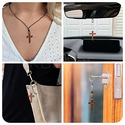 DIY Inspirational Word Pendant Decoration Making Kit DIY-SW0001-13-1