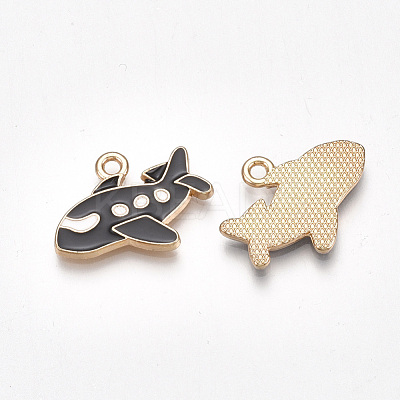 Alloy Airliner Pendants ENAM-S115-083A-1