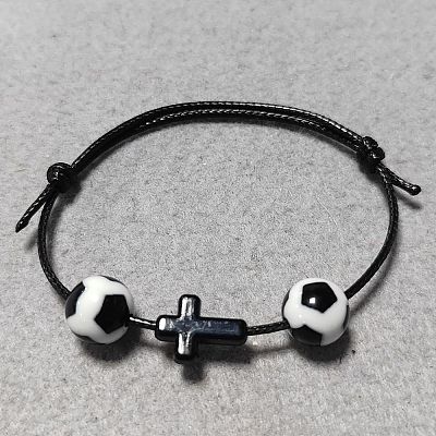 Waxed Polyester Cord Bracelets BJEW-WH00016-05-1
