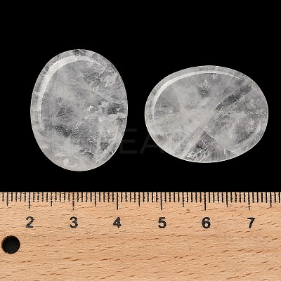 Natural Quartz Crystal Cabochons G-C166-02A-1