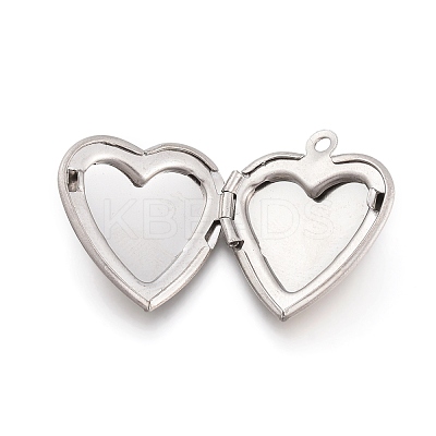 Non-Tarnish 304 Stainless Steel Blank Stamping Tag Locket Pendants STAS-K192-16P-1