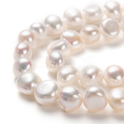 Natural Cultured Freshwater Pearl Beads Strands PEAR-L033-51-01-1