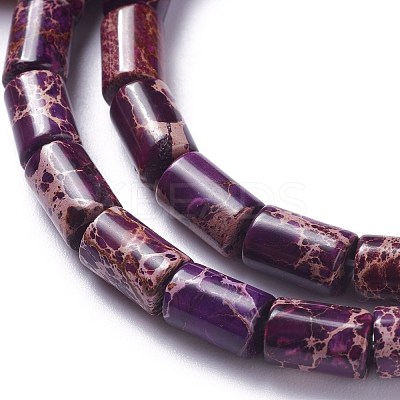 Natural Imperial Jasper Bead Strands G-P444-04E-1