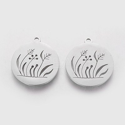Non-Tarnish 201 Stainless Steel Pendants LS-STAS-Q201-T499-1