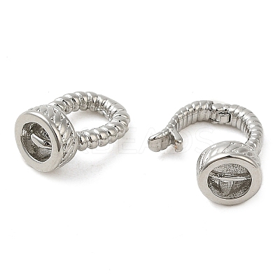 Brass Fold Over Clasps KK-M270-08P-1