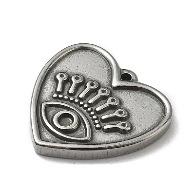 304 Stainless Steel Pendant Cabochon Settings STAS-P422-10P-1