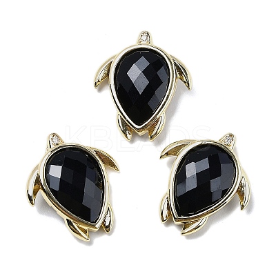 Natural Obsidian Pendants G-U019-02G-09-1