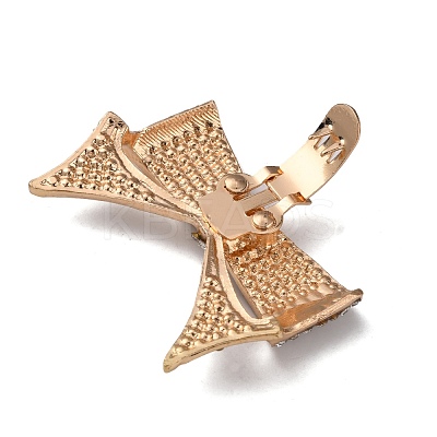 Alloy Rhinestone Shoe Decorations AJEW-WH0020-60G-1