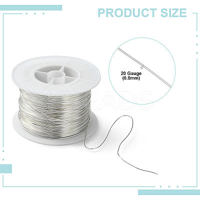 Round Copper Jewelry Wire CWIR-S003-0.8mm-02S-1